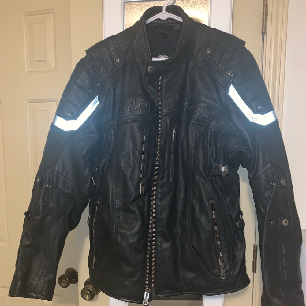 Harley Davidson 3 in 1 leather jacket